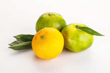 Fresh ripe sweet juicy mandarins