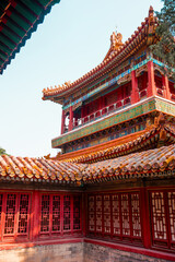 Fototapeta premium Ornate Pavilion in the Forbidden City, Beijing