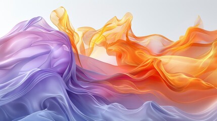 Obraz premium Connections Between Different Minds In Abstract Wave Art, Abstract Background HD For Designer