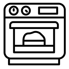Fototapeta premium Oven Icon