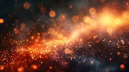 Fototapeta premium Abstract iridescent dazzling background with sparkles. Stylization of the milky way showered with stars.