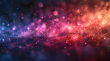 Fototapeta premium Abstract iridescent dazzling background with sparkles. Stylization of the milky way showered with stars.