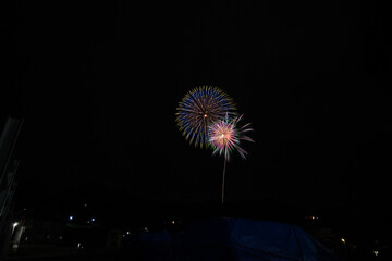 夏の日の花火