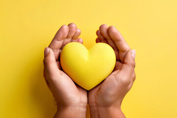 Obraz premium hands holding heart