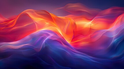 Obraz premium Abstract Wave Art Of Connections In A Network Of Light, Abstract Background HD For Designer