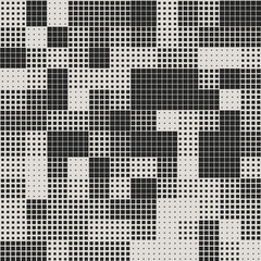 Modern Stylish Halftone Square Pattern Abstract Background