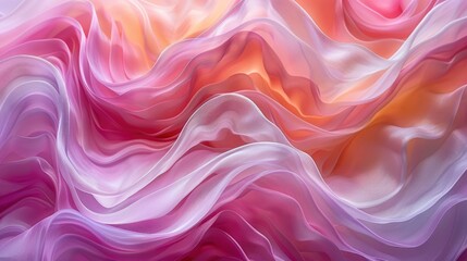 Obraz premium Abstract Wave Depiction Of Connections In A Flow Of Consciousness, Abstract Background HD For Designer