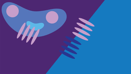 abstract geometric shape background. Cool flat vector design