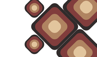 abstract geometric shape background. Cool flat vector design