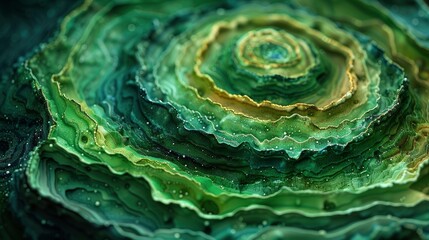 Obraz premium Abstract Green Art With Intricate Details, Abstract Background HD For Designer