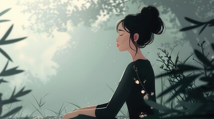 Guided mindfulness sessions with tranquil voiceovers