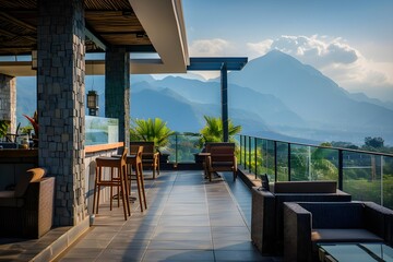 Fototapeta premium tropical resort hotel