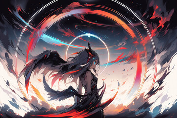 Beautiful anime girl wallpaper