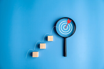 Business growth progress or success concept.