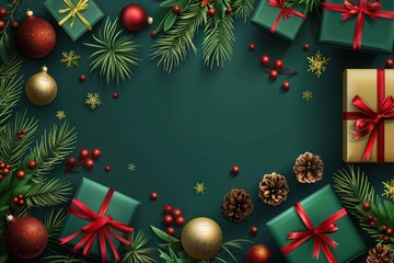 Christmas elements background
