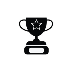 trophy cup logo icon
