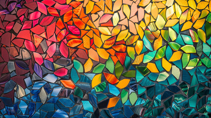 The quintessence of vivid colors and geometric harmony. Each element has its place and meaning, creating a complex yet exciting pattern that welcomes us with energy and intensity.