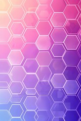 Gradient Honeycomb Pattern Fading into Solid Color   Minimalist Abstract Digital