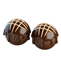 Chocolate Ball 3D Icon