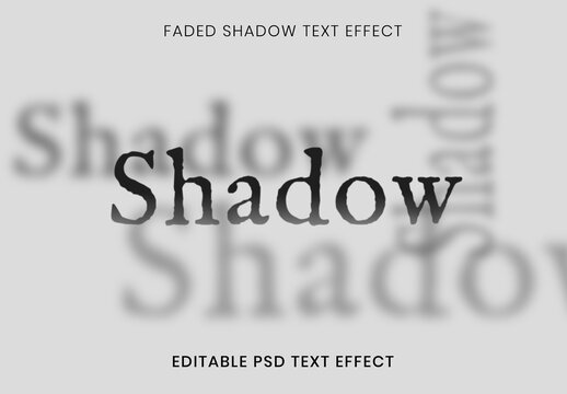 Fade Shadow Text Effect
