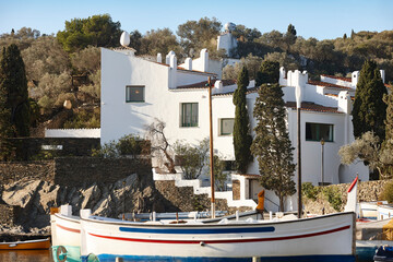 Mediterranean coast. Portlligat. Dali house. Costa Brava, Girona. Catalonia, Spain