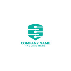 Global technology gear concept business logo

