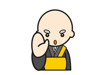 ストップポーズの和尚さん