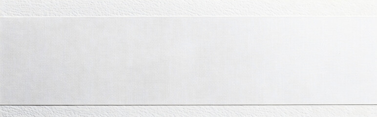 Fototapeta premium White canvas paper texture background, blank white watercolor textured background for design with copy space, top view. Vector illustration. , stock photo 2/3 place for text