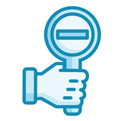 Fototapeta premium Traffic Stop Icon