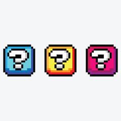 Obraz premium treasure box pixel