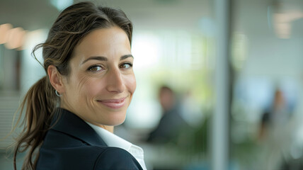 Fototapeta premium Portrait einer Geschäftsfrau 