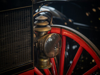 Retro and vintage old-timer car .