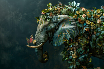 Earth Day or World Wildlife Day concept. Save our planet, protect green nature.