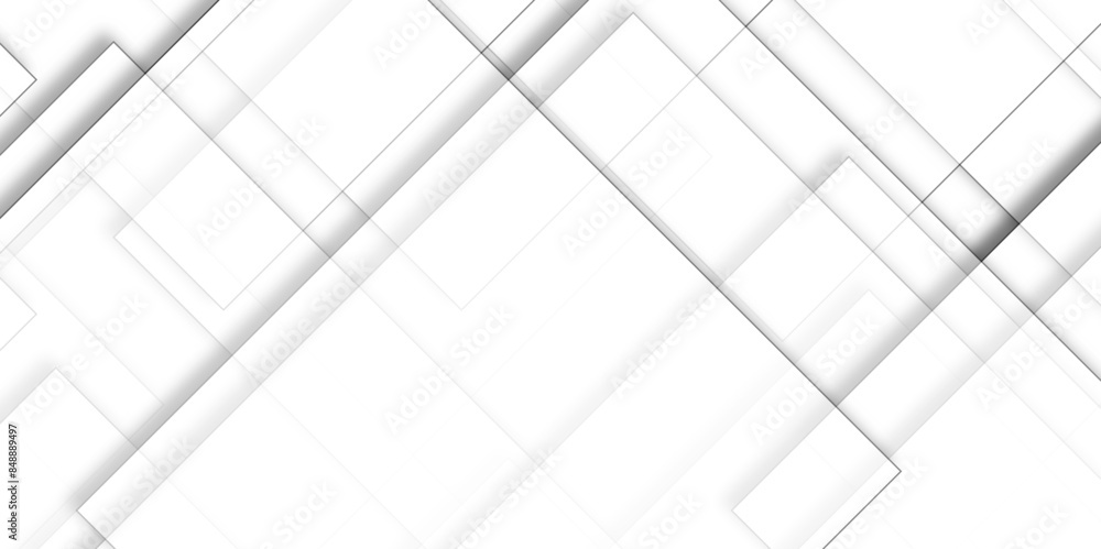Poster modern minimal and clean white background with realistic line. light silver background modern design