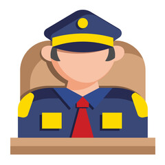 Police Chief Icon