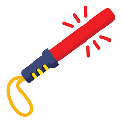 Traffic Control Baton Icon