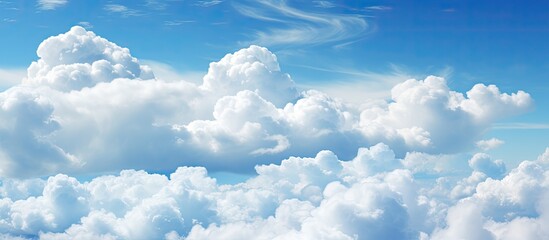 Cloud in the sky with copy space image