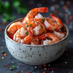 Grilled Shrimp in Savory Sauce A Seafood Feast. Shrimp grilled perfectly, served with tasty sauce