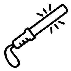 Traffic Control Baton Icon