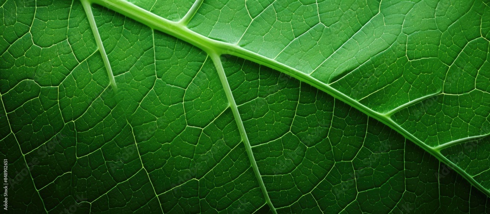 Poster background texture of macro leaves with copy space image