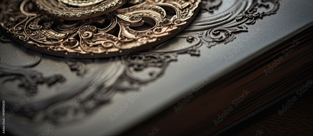 Poster a close up photograph captured using a high quality lens showcasing intricate details in the copy sp