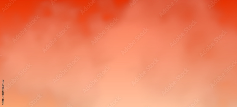 Poster modern colorful gradient background with clouds