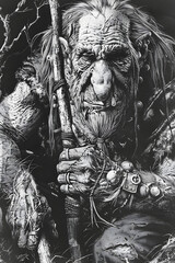 Fototapeta premium Scary Troll