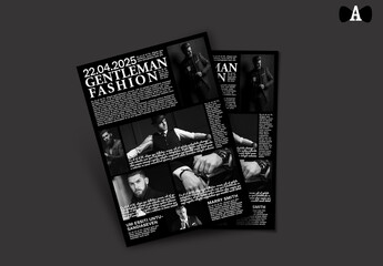 Gentle Man Moderon Flyer Template