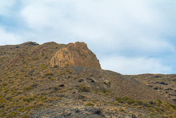 Landscape of volcanic rocks in Cabo de Gata Almeria 8