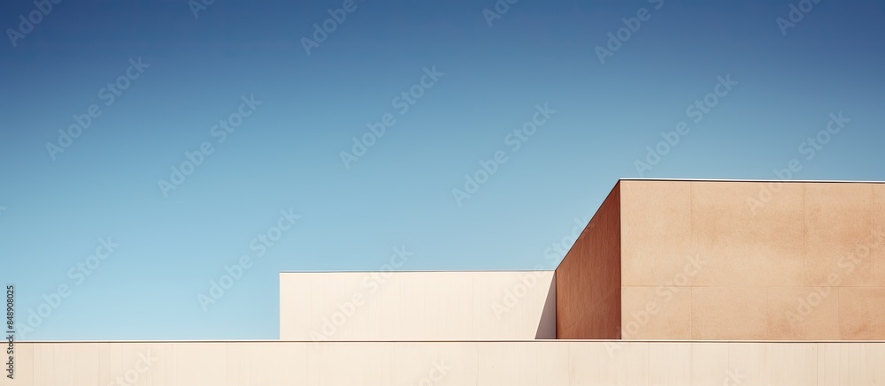 Poster abstract building with ample copy space image