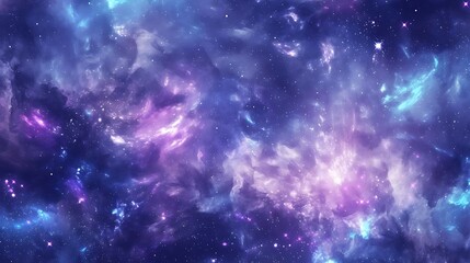 Fototapeta premium a vast and diverse galaxy, with a prominent cluster of stars and a distant galaxy visible in the background