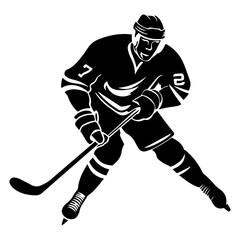 man hockey player