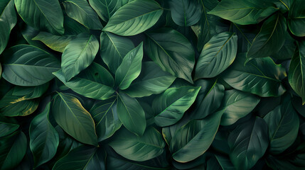 green leaf texture background