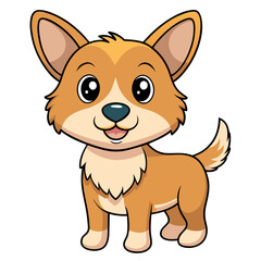 Fototapeta premium cute dog vector image